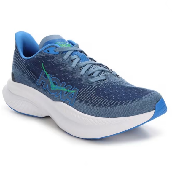 Hoka Mach 6 Downpour/Thunder Cloud/White Mens size 9.5 NEW!!! - Picture 2 of 7